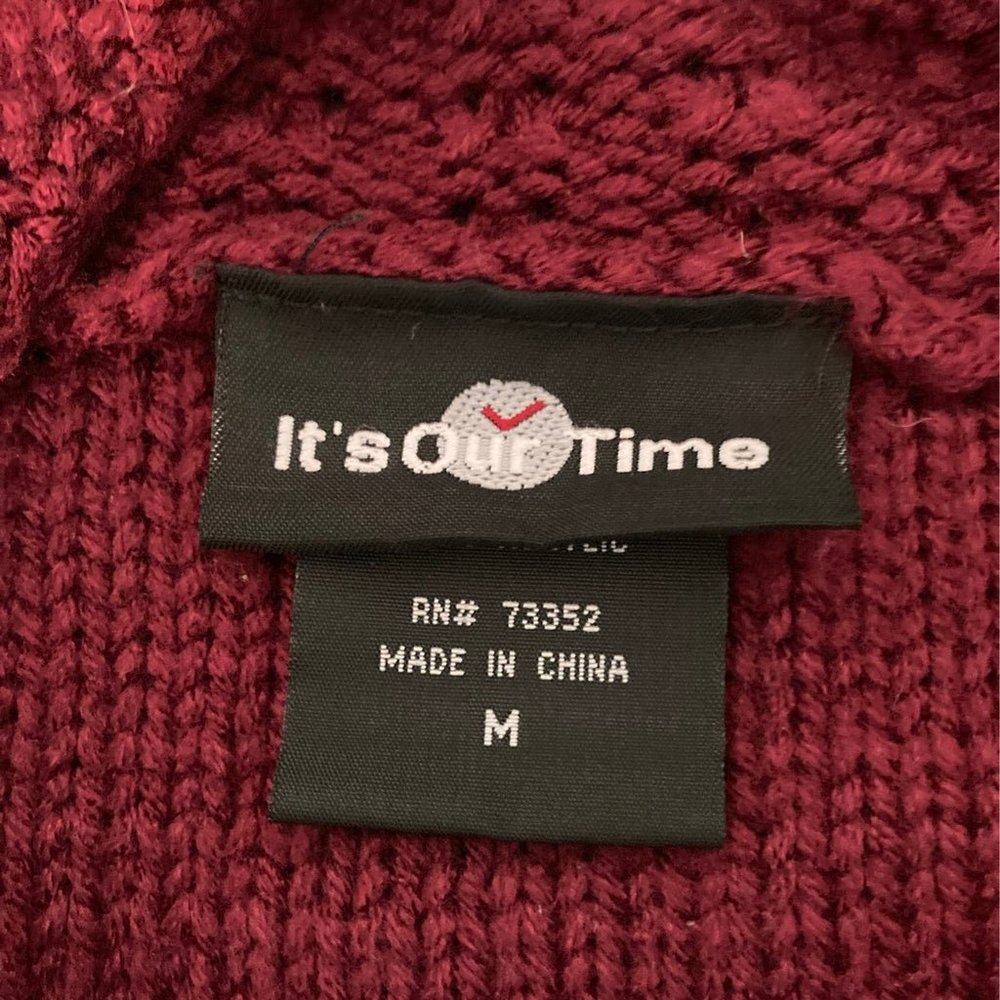 Our Time Cowl Neck Sweater - Med - EUC - Picture 11 of 12